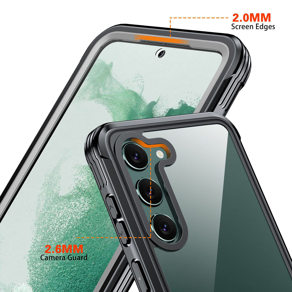 For Samsung Galaxy S24+ Case with Built-in PET Screen Protector Full Body Protection Phone Cover