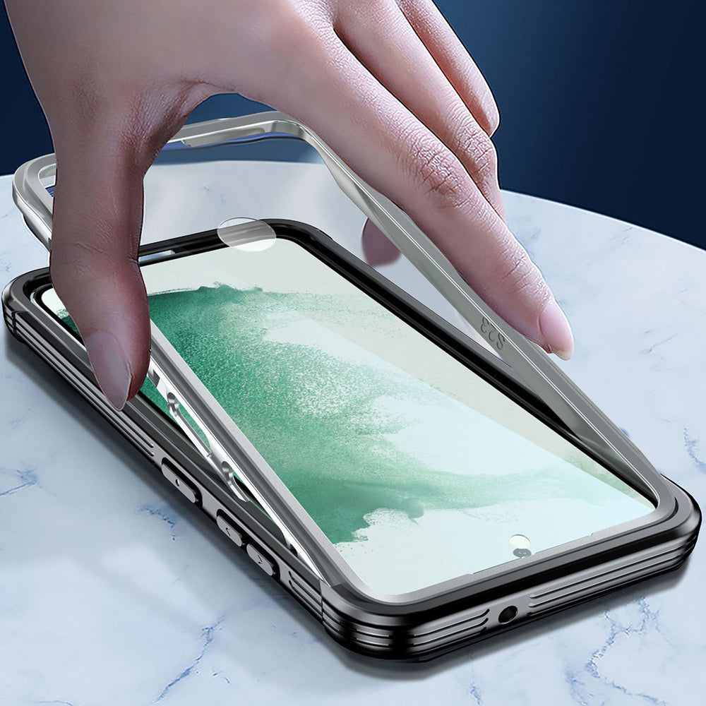 For Samsung Galaxy S24+ Case with Built-in PET Screen Protector Full Body Protection Phone Cover
