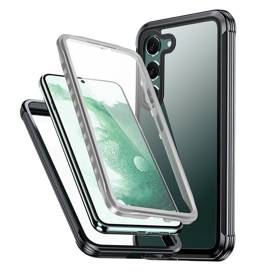For Samsung Galaxy S24 Phone Case with PET Film Full Body Coverage Defender Phone Protective Cover