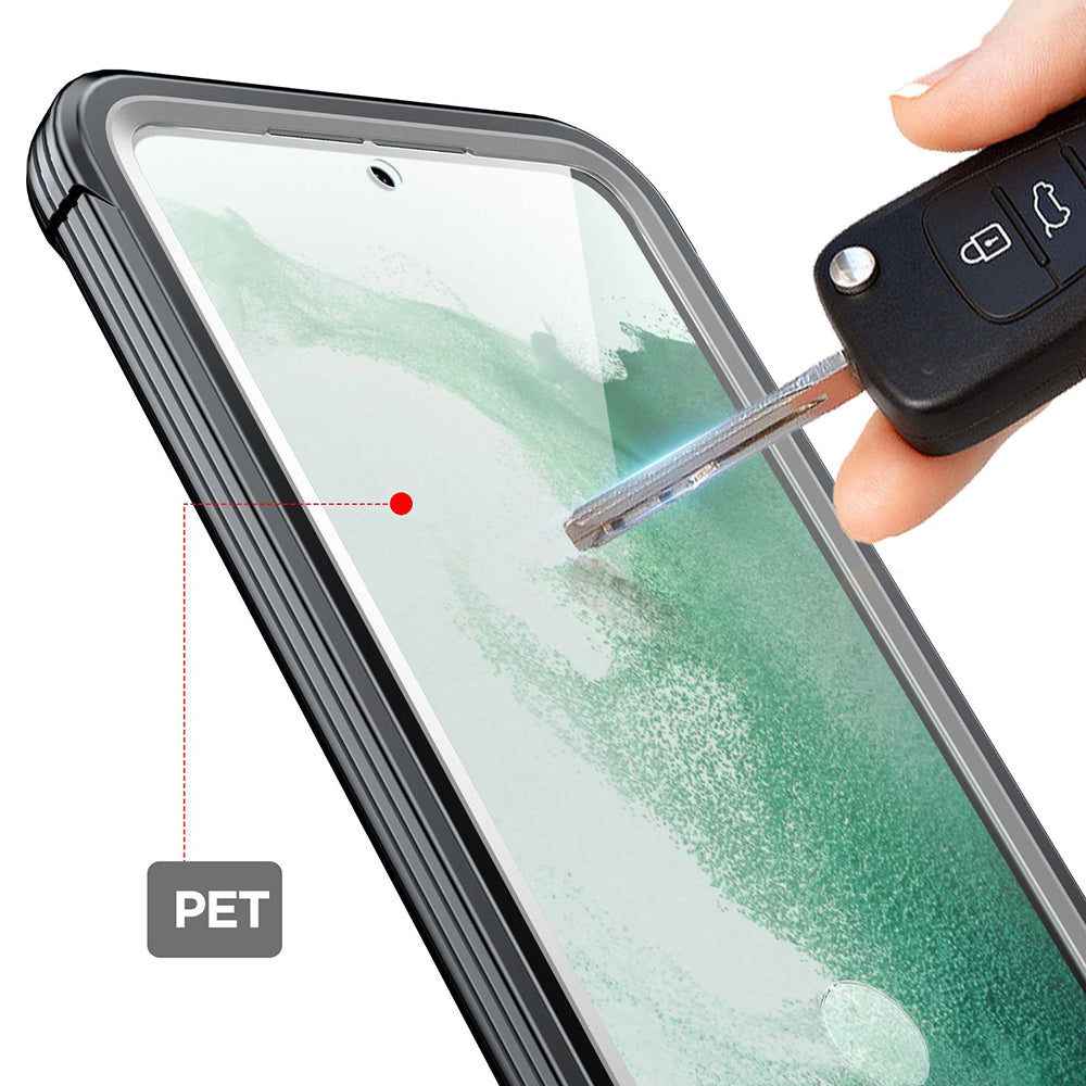 For Samsung Galaxy S24 Phone Case with PET Film Full Body Coverage Defender Phone Protective Cover