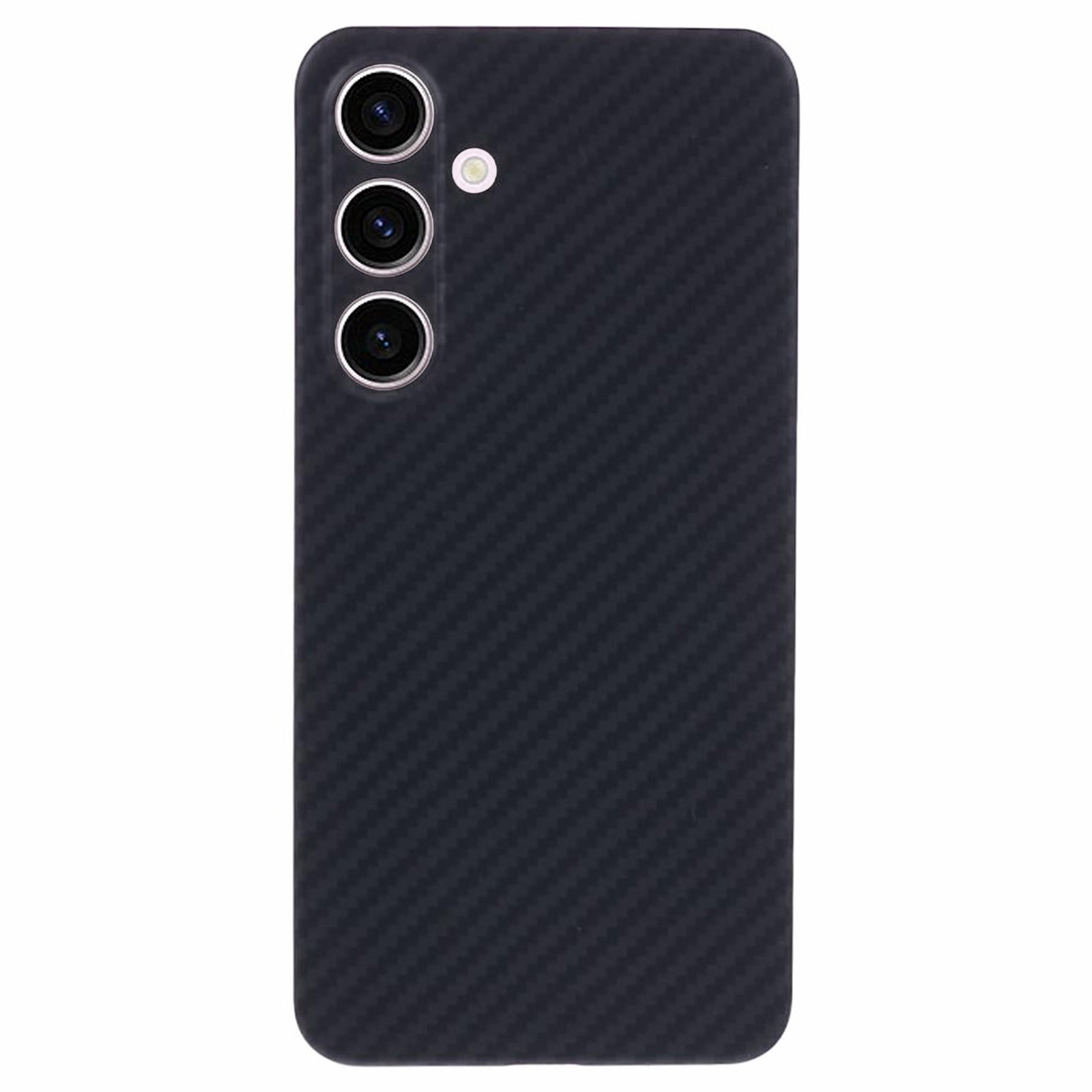 For Samsung Galaxy S24 Case 1500D Carbon Fiber Texture Aramid Fiber Phone Cover, Black