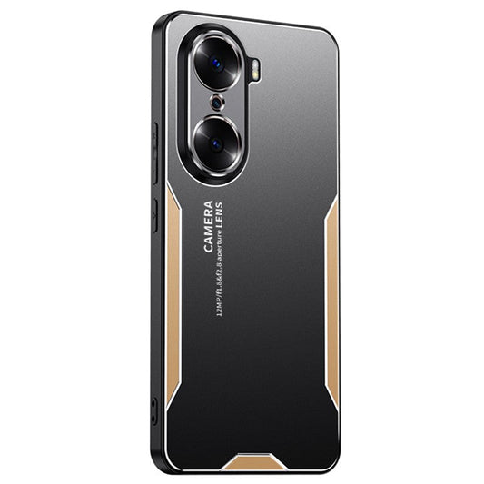 For Honor 60 Pro Anti-drop Phone Case with Precise Lens Protection - Gold