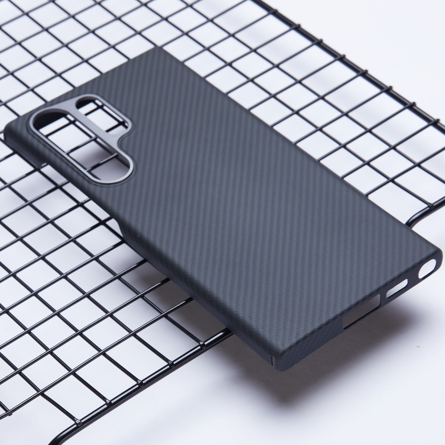 For Samsung Galaxy S24 Ultra Case Compatible with MagSafe 600D Fine Texture Aramid Fiber Phone Protector
