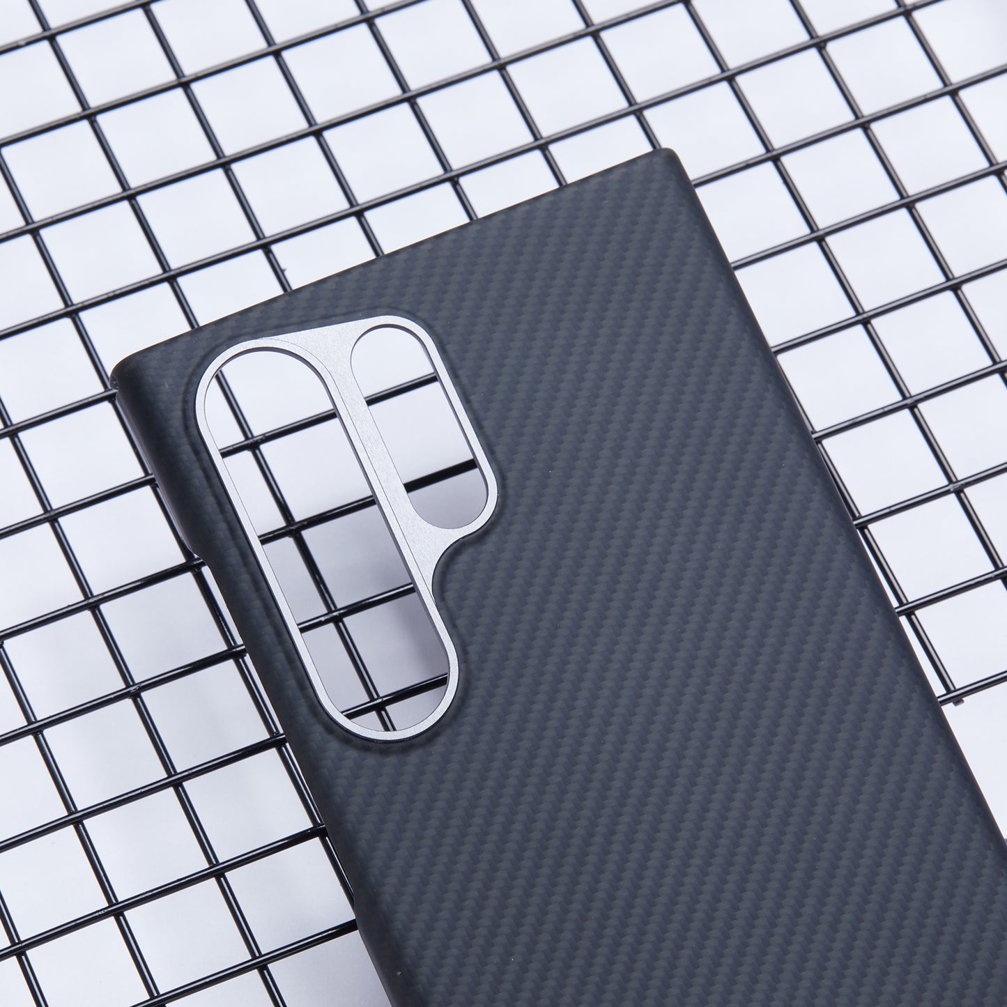 For Samsung Galaxy S24 Ultra Case Compatible with MagSafe 600D Fine Texture Aramid Fiber Phone Protector