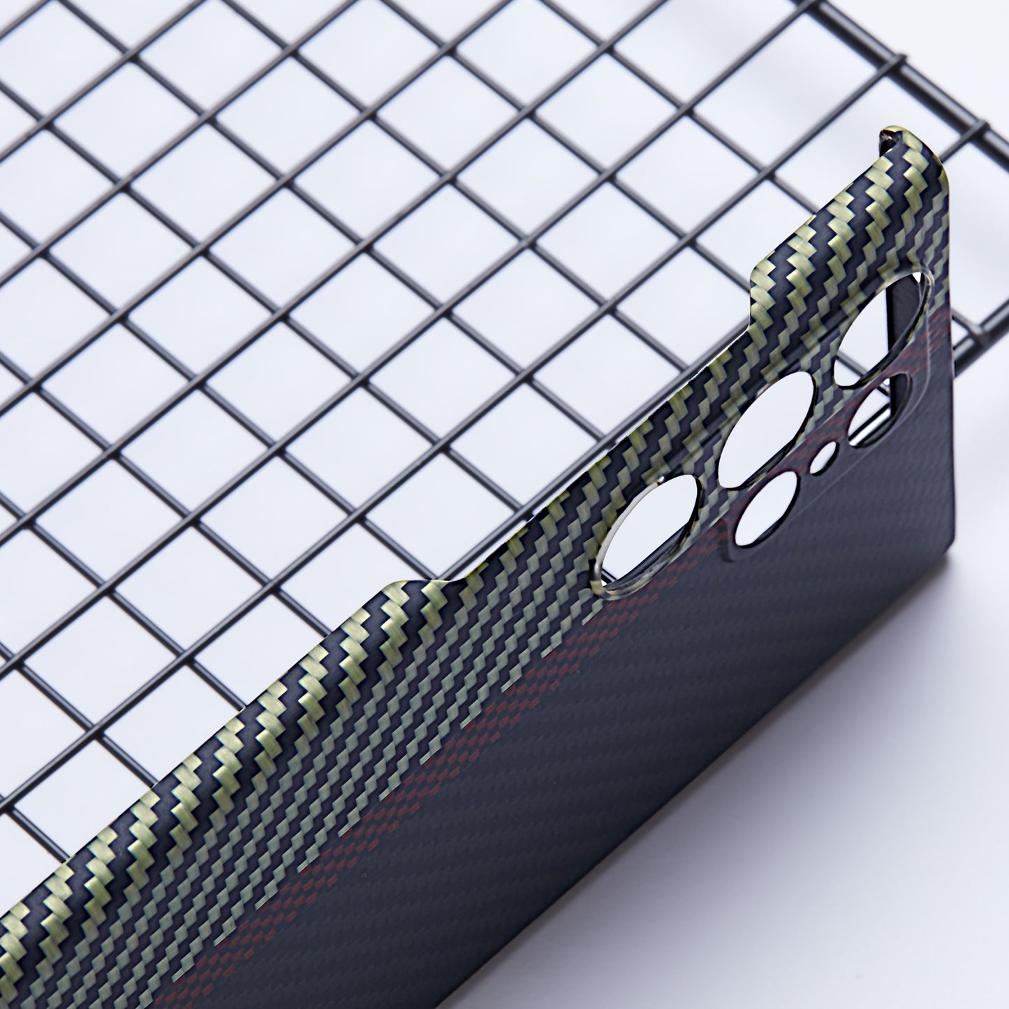 Aramid Fiber Protective Case for Samsung Galaxy S24 Ultra 1500D Texture 3-Color Phone Cover