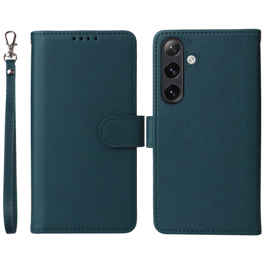 BETOPNICE 005 For Samsung Galaxy S24 Wallet Phone Case Detachable Leather Cover - Blue