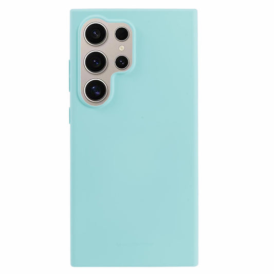 MERCURY GOOSPERY For Samsung Galaxy S24 Ultra TPU Case SOFT FEELING Series Matte Phone Cover - Cyan