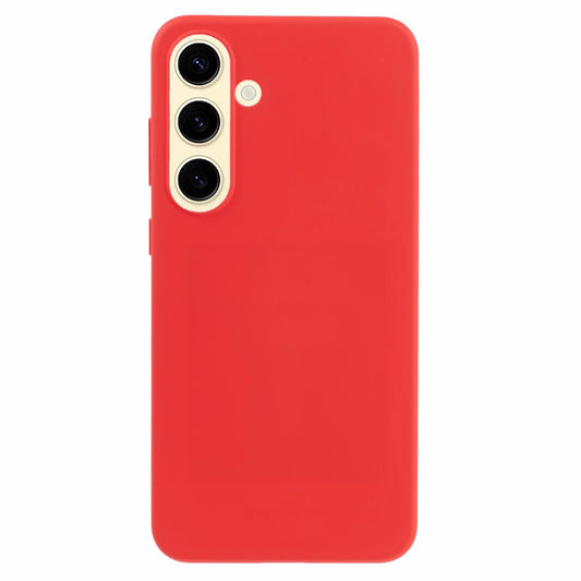 MERCURY GOOSPERY SOFT FEELING Series for Samsung Galaxy S24+ Slim Case Matte TPU Phone Cover - Red