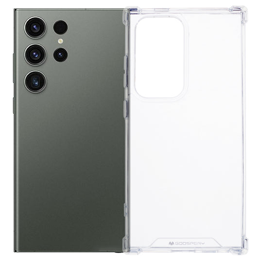 MERCURY GOOSPERY For Samsung Galaxy S24 Ultra Case Clear Cover TPU+Acrylic Drop Protection