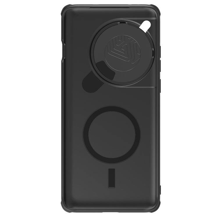 NILLKIN CamShield Prop Magnetic Series for OnePlus 12 5G Kickstand Case with Lens Cover - Black