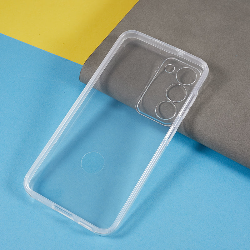 For Samsung Galaxy S24 Case with PET Film TPU+Acrylic Protective Phone Cover