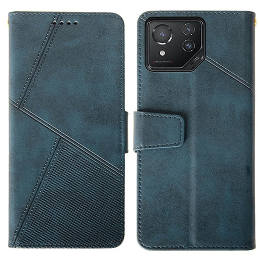 IDEWEI For Asus ROG Phone 8 5G / Phone 8 Pro 5G  Leather Case Calf Texture Wallet Phone Cover - Blue
