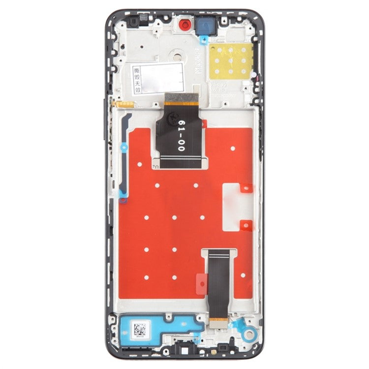 For Honor 90 Lite 5G OEM Grade S LCD Screen and Digitizer Assembly + Frame Repair Part (without Logo) - Black