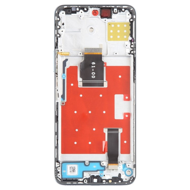 For Honor 90 Lite 5G OEM Grade S LCD Screen and Digitizer Assembly + Frame Repair Part (without Logo) - Silver