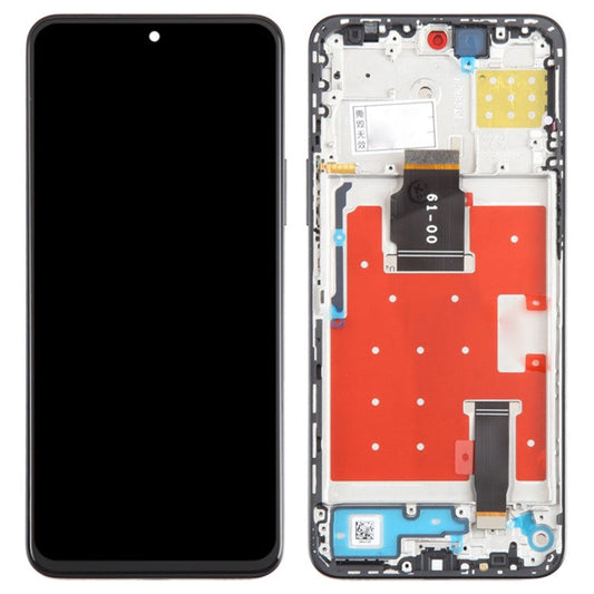 For Honor 90 Lite 5G Grade C LCD Screen and Digitizer Assembly + Frame Replacement Part (without Logo)  - Black