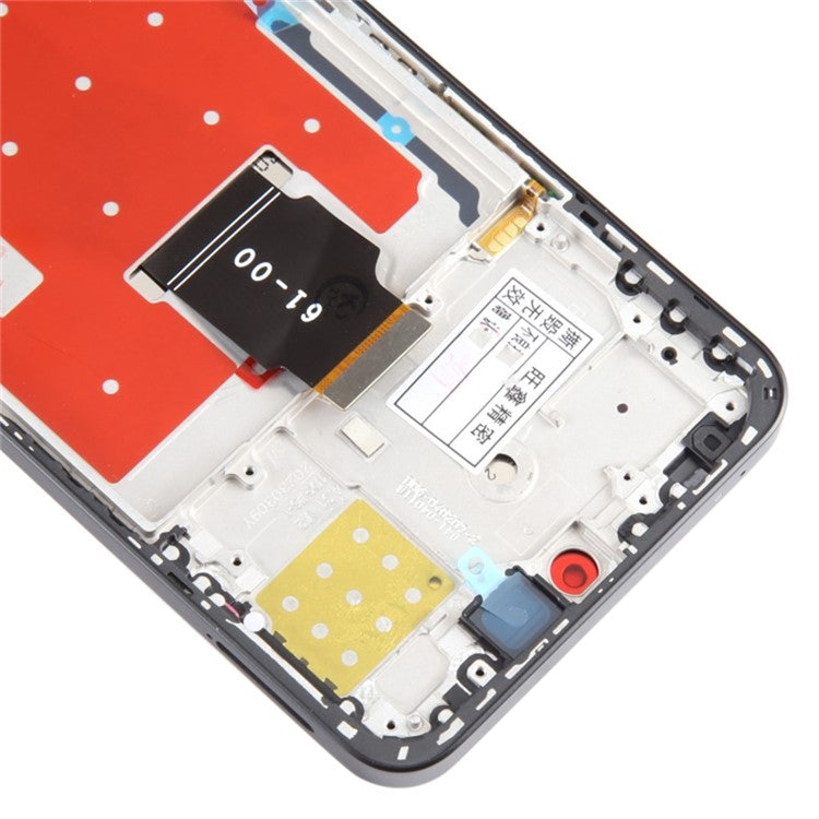 For Honor 90 Lite 5G Grade C LCD Screen and Digitizer Assembly + Frame Replacement Part (without Logo)  - Black