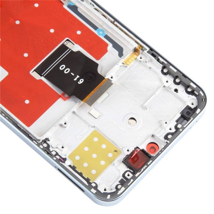 For Honor 90 Lite 5G Grade C LCD Screen and Digitizer Assembly + Frame Replacement Part (without Logo)  - Silver