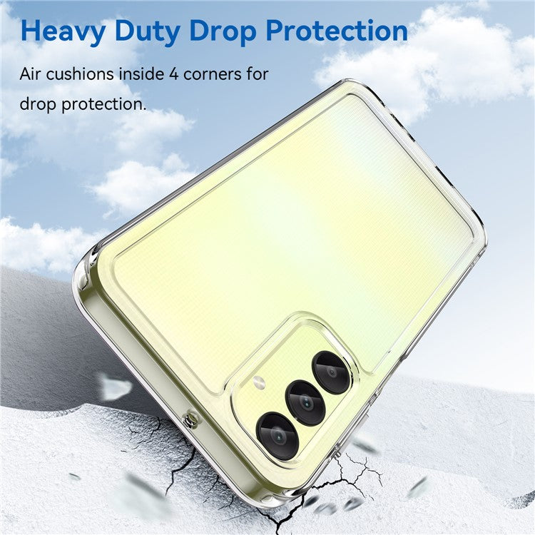 For Samsung Galaxy A25 5G (Global) (161.0 x 76.5 x 8.3mm) Cell Phone Cases Candy Series TPU Protective Cover - Transparent