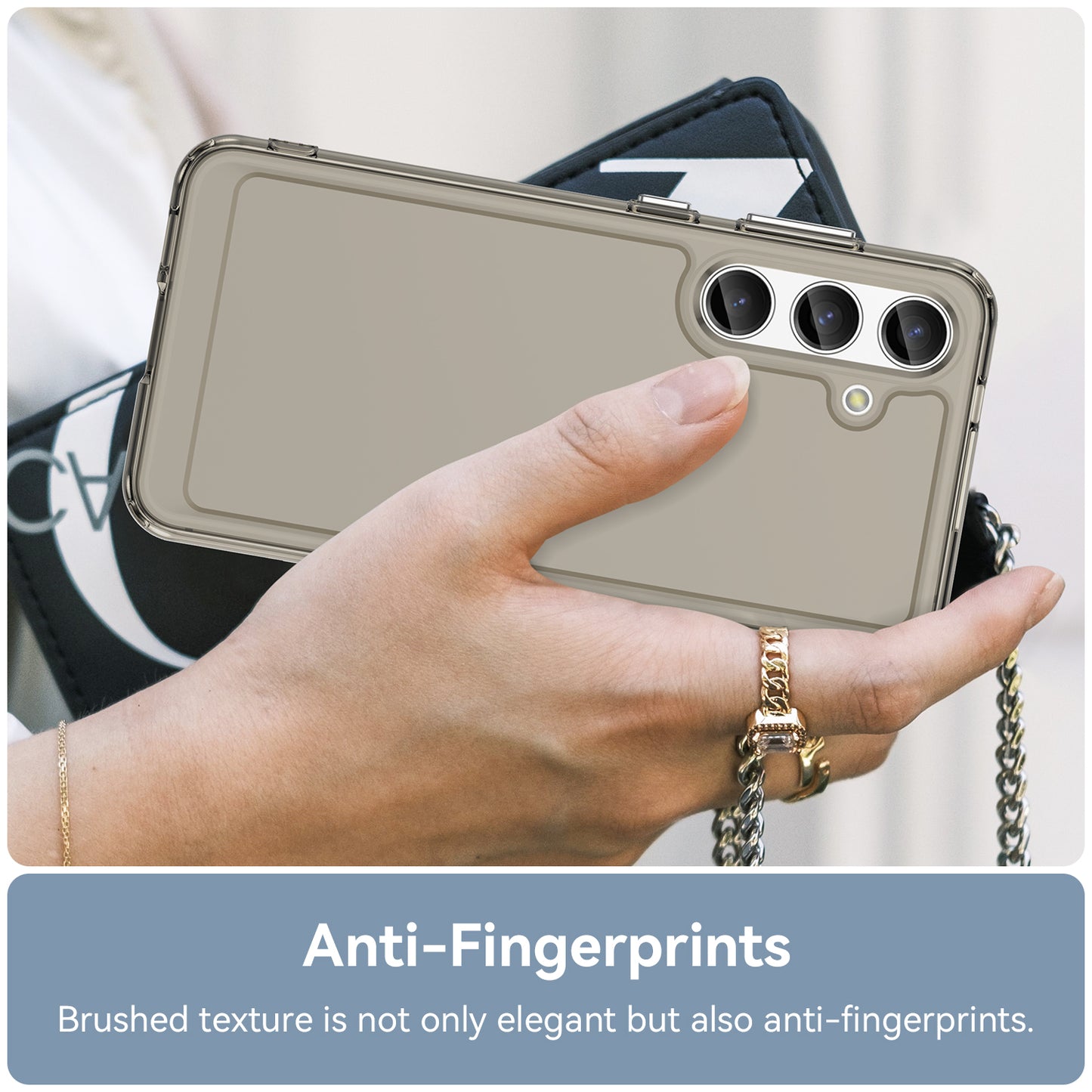 Candy Series for Samsung Galaxy S24 Case Shockproof Soft TPU Phone Back Cover - Transparent