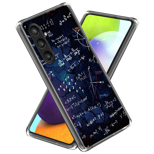 For Samsung Galaxy S24 Phone Case Thin Flexible TPU Back Cover IMD Pattern - Equation