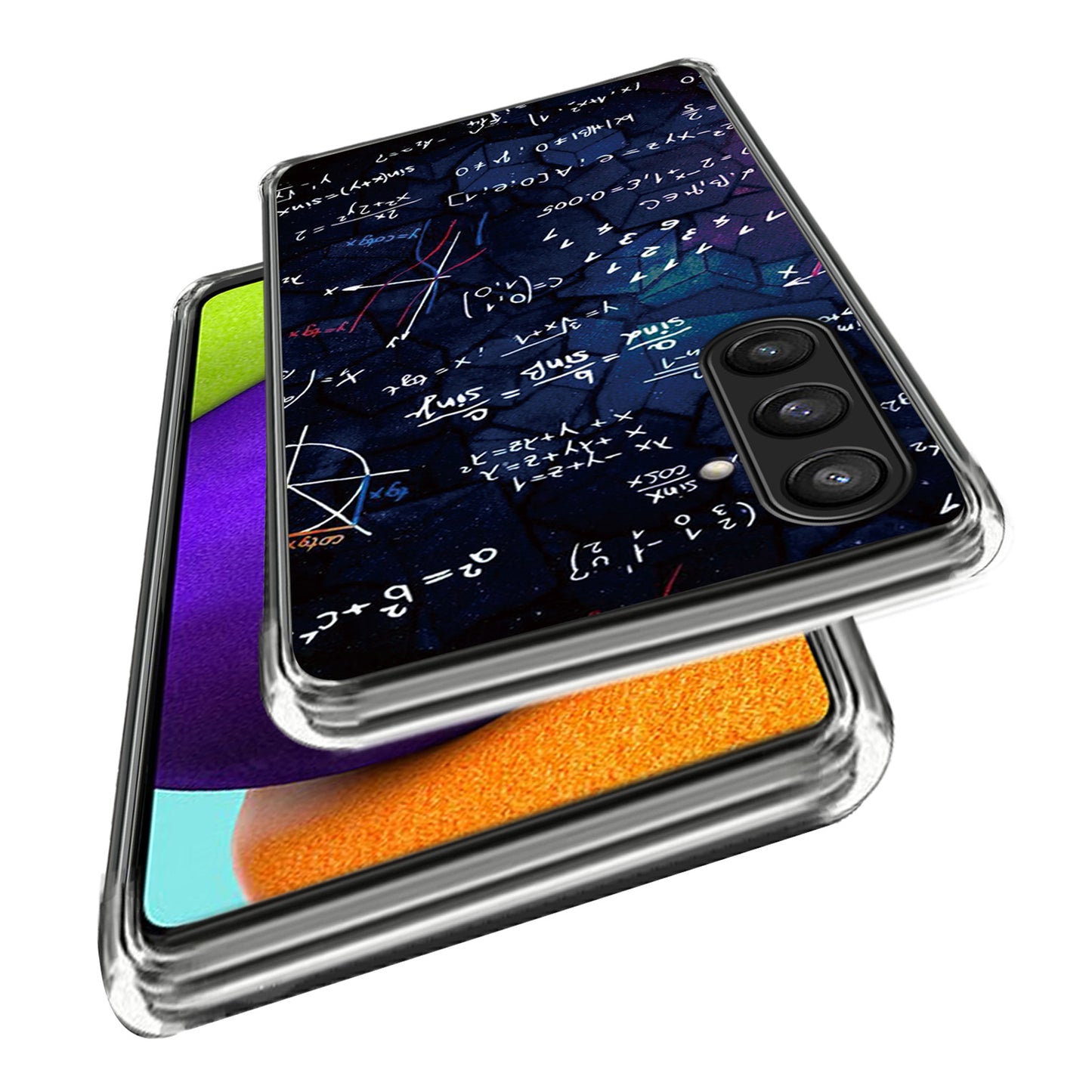 For Samsung Galaxy S24 Phone Case Thin Flexible TPU Back Cover IMD Pattern - Equation