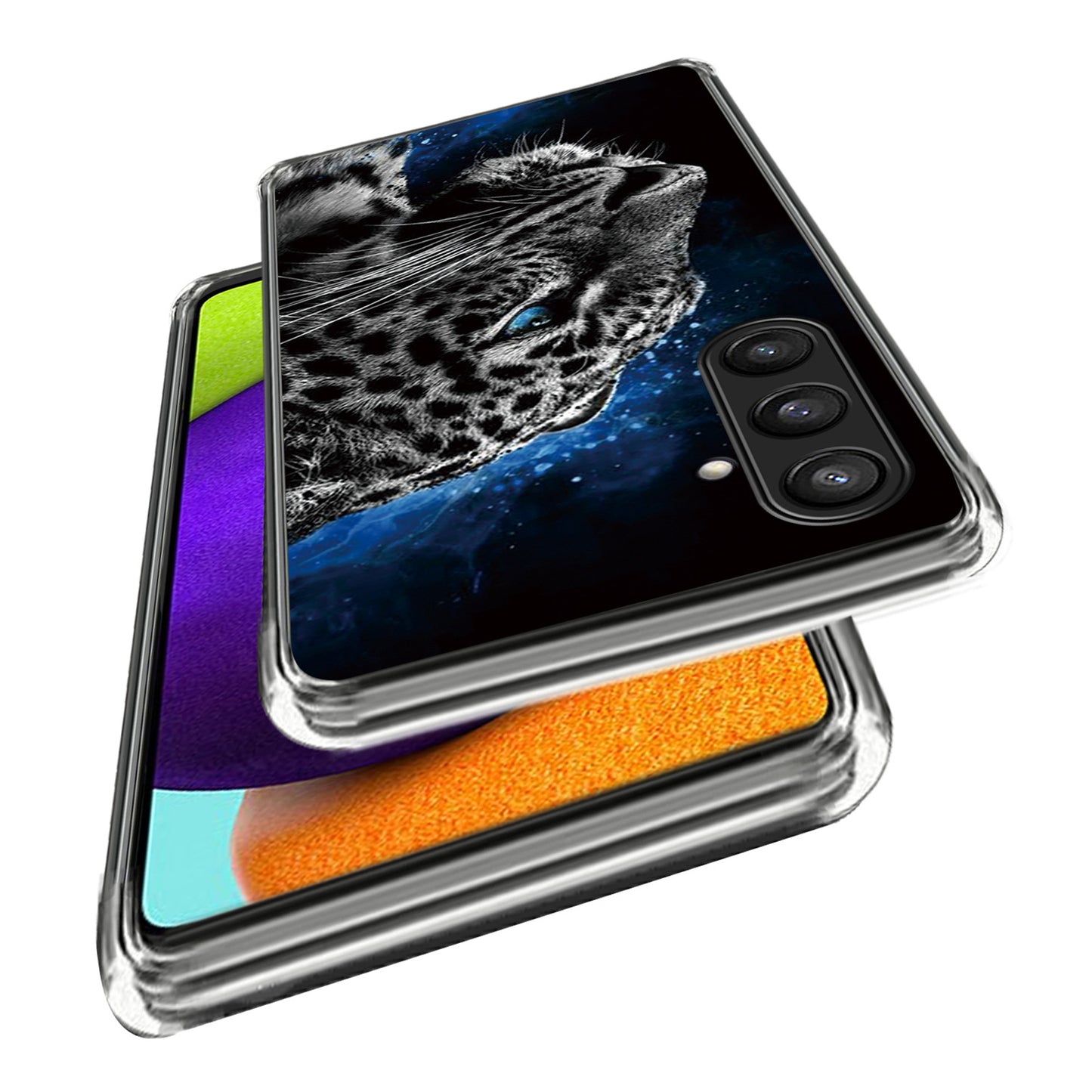For Samsung Galaxy S24 Phone Case Thin Flexible TPU Back Cover IMD Pattern - Tiger