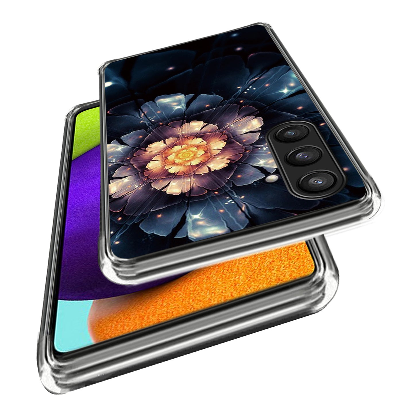 For Samsung Galaxy S24 TPU Phone Case Pattern Printing Protective Cover - Colorful Flower