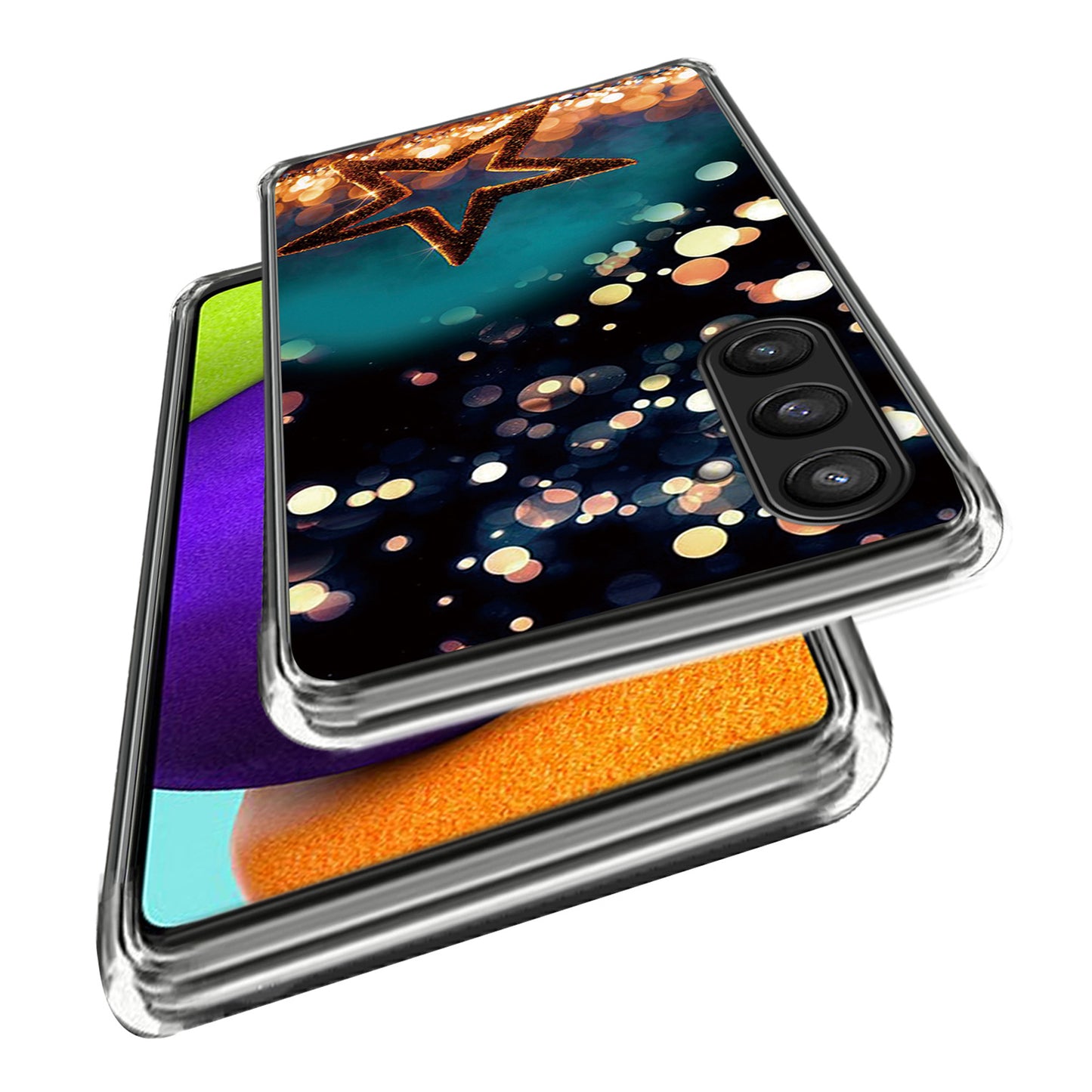 For Samsung Galaxy S24 TPU Phone Case Pattern Printing Protective Cover - Five-Pointed Star
