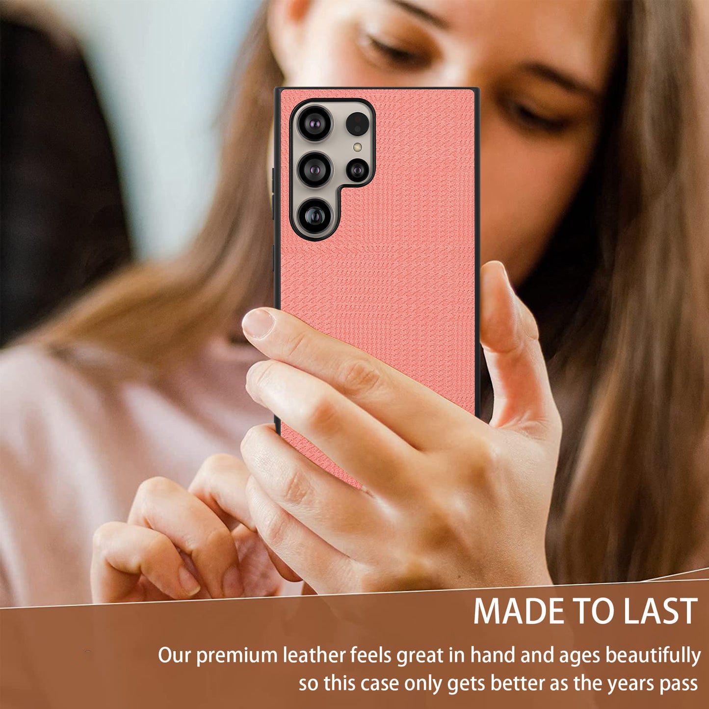 VILI TH Series for Samsung Galaxy S24 Ultra Shockproof Cover Protective Phone Case - Pink