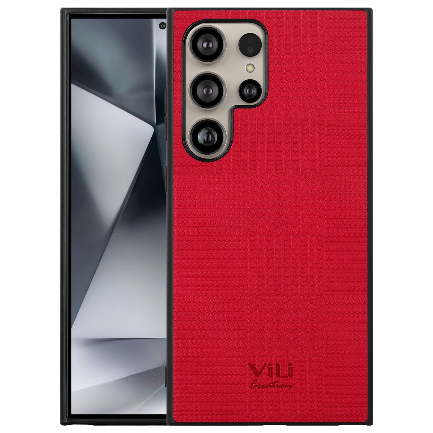 VILI TH Series for Samsung Galaxy S24 Ultra Shockproof Cover Protective Phone Case - Red