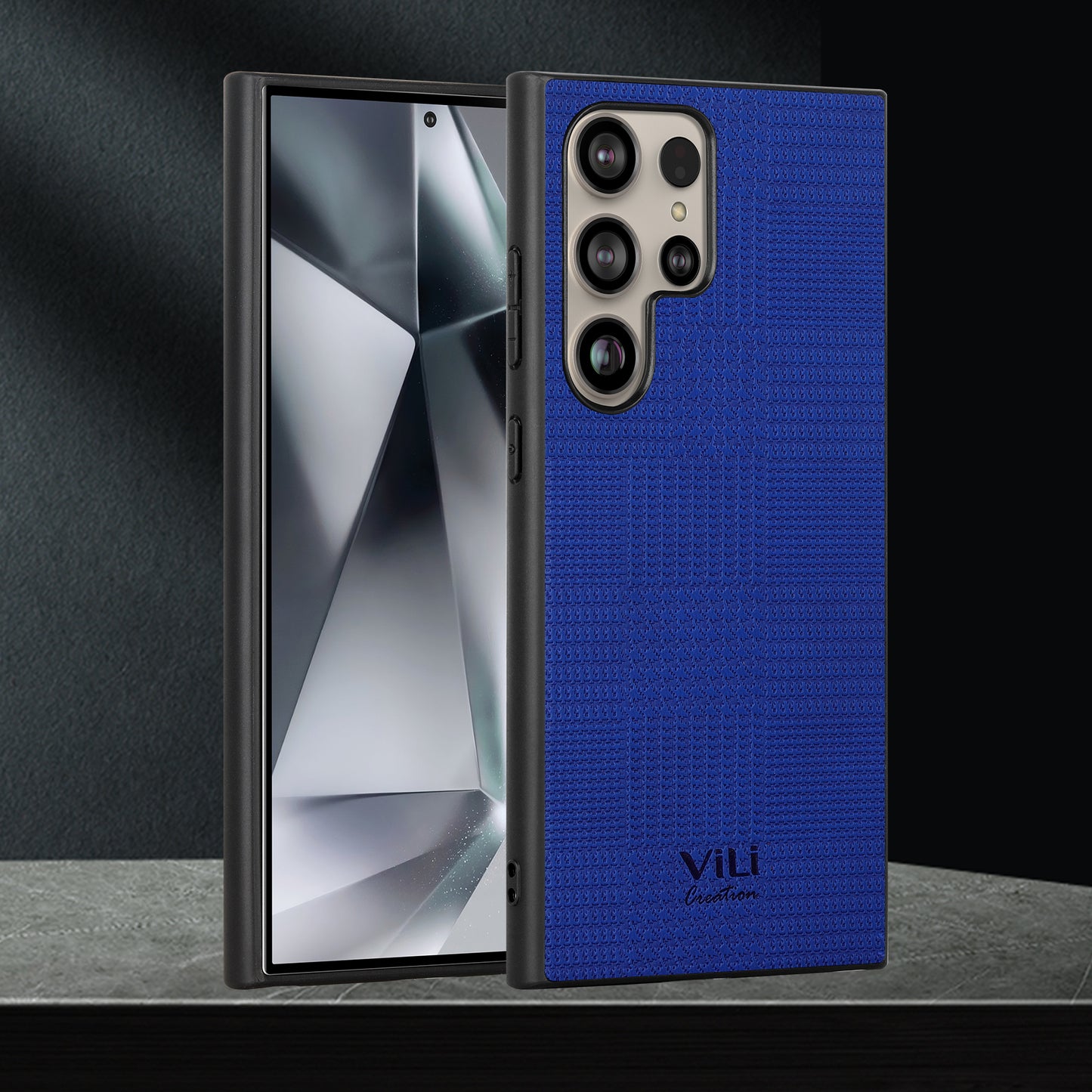 VILI TH Series for Samsung Galaxy S24 Ultra Shockproof Cover Protective Phone Case - Blue