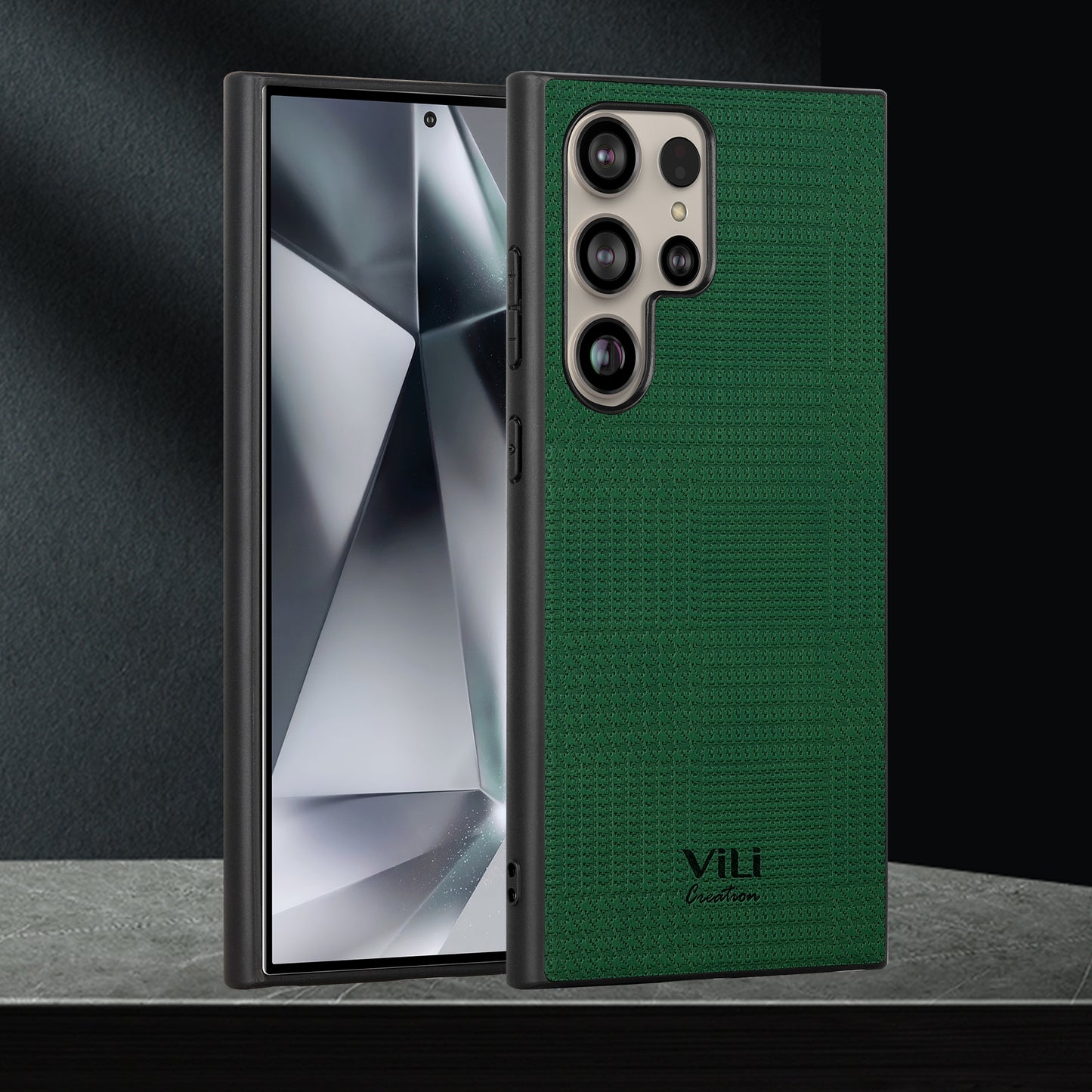 VILI TH Series for Samsung Galaxy S24 Ultra Shockproof Cover Protective Phone Case - Green