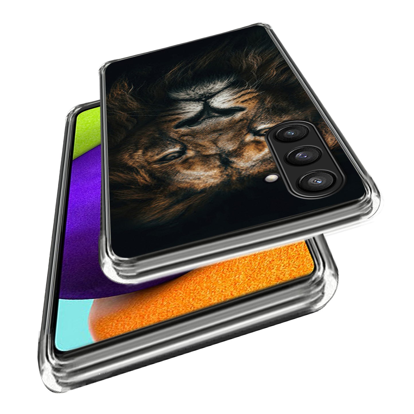 For Samsung Galaxy S24 Case Pattern Flexible TPU Phone Back Cover Shell - Lion