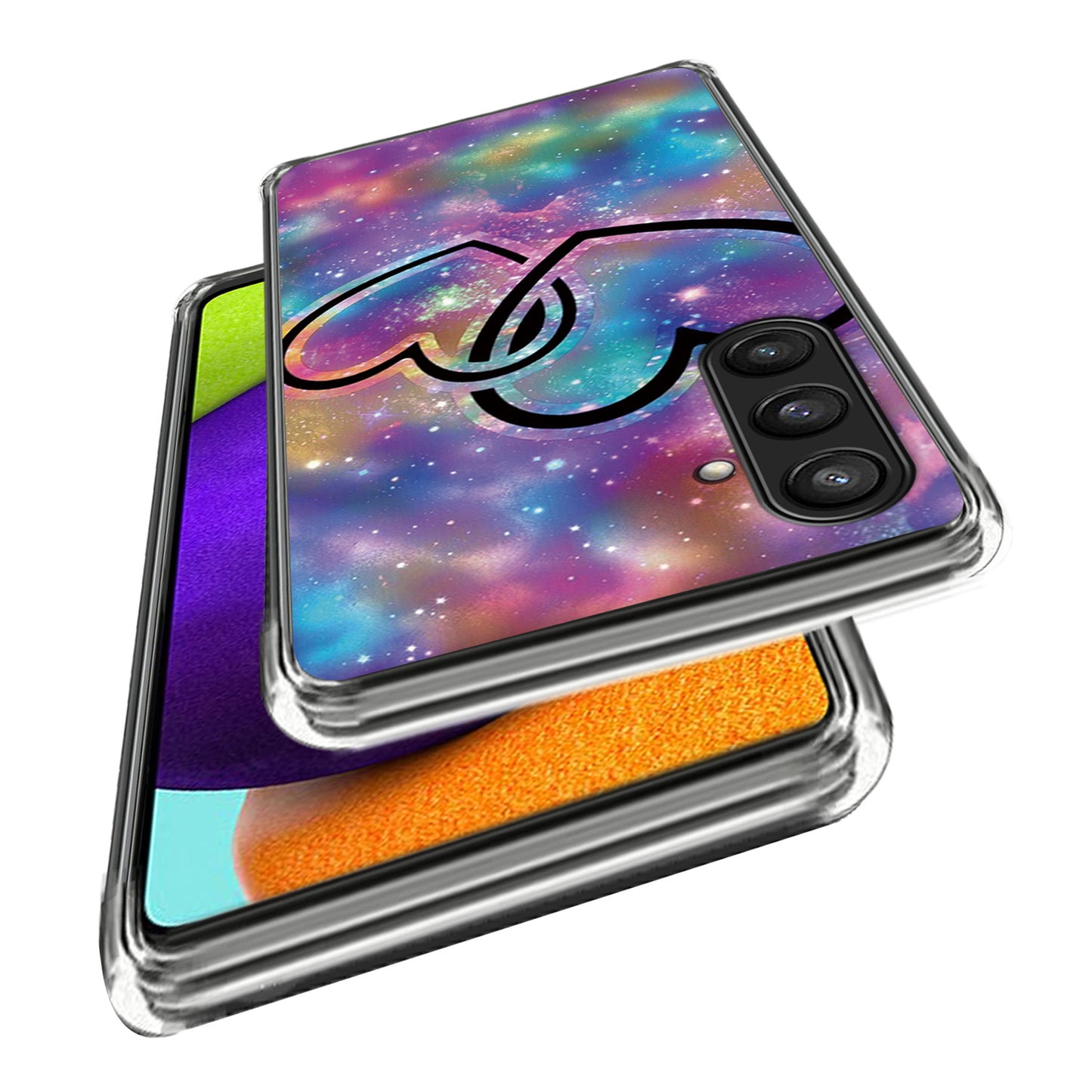 For Samsung Galaxy S24+ TPU Case Slim Fashion Pattern Protective Phone Cover - Heart to Heart