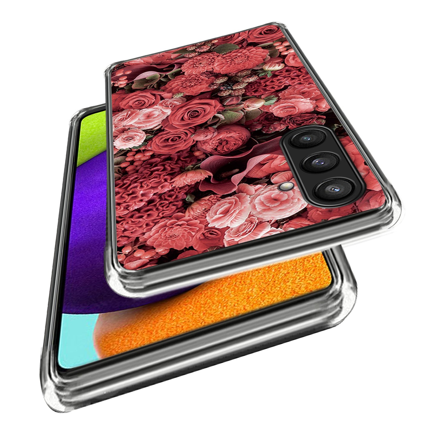 For Samsung Galaxy S24+ TPU Case Slim Fashion Pattern Protective Phone Cover - Artless Million Flowers