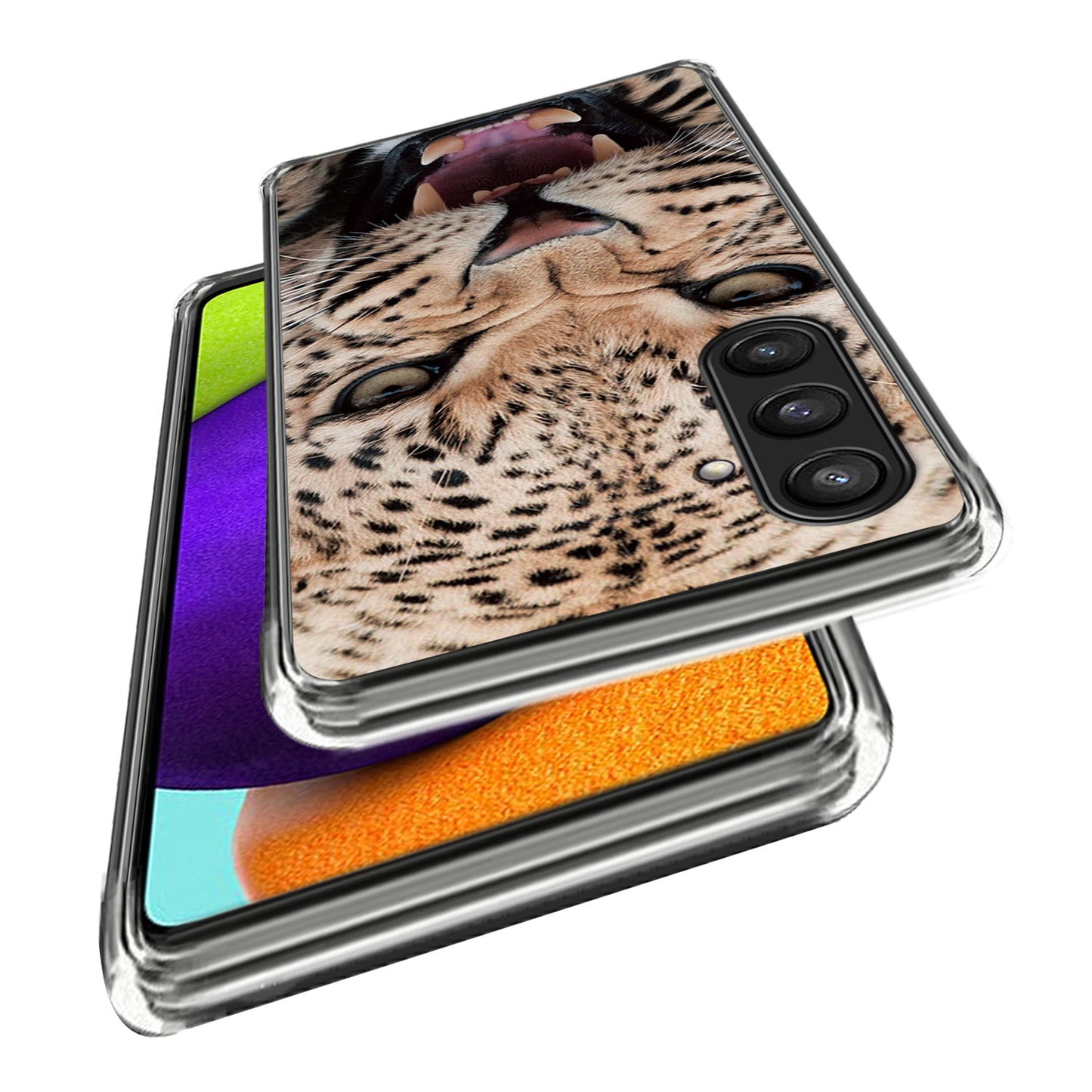 For Samsung Galaxy S24+ TPU Case Slim Fashion Pattern Protective Phone Cover - Leopard
