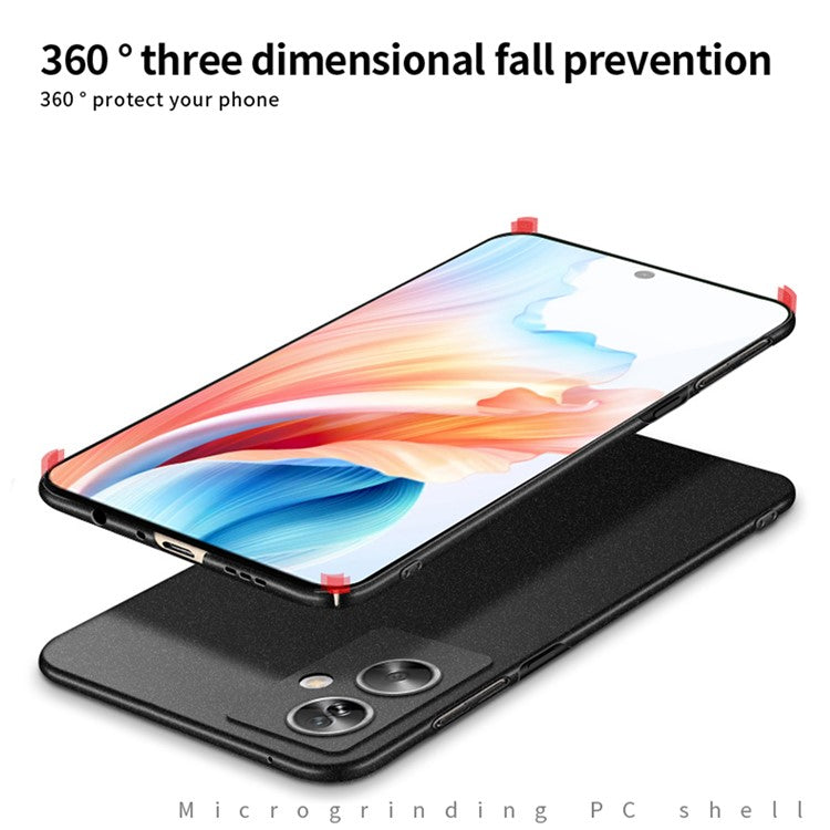 MOFI Shield Matte Series for Oppo A2 5G / A79 5G PC Phone Case Protective Cover - Green