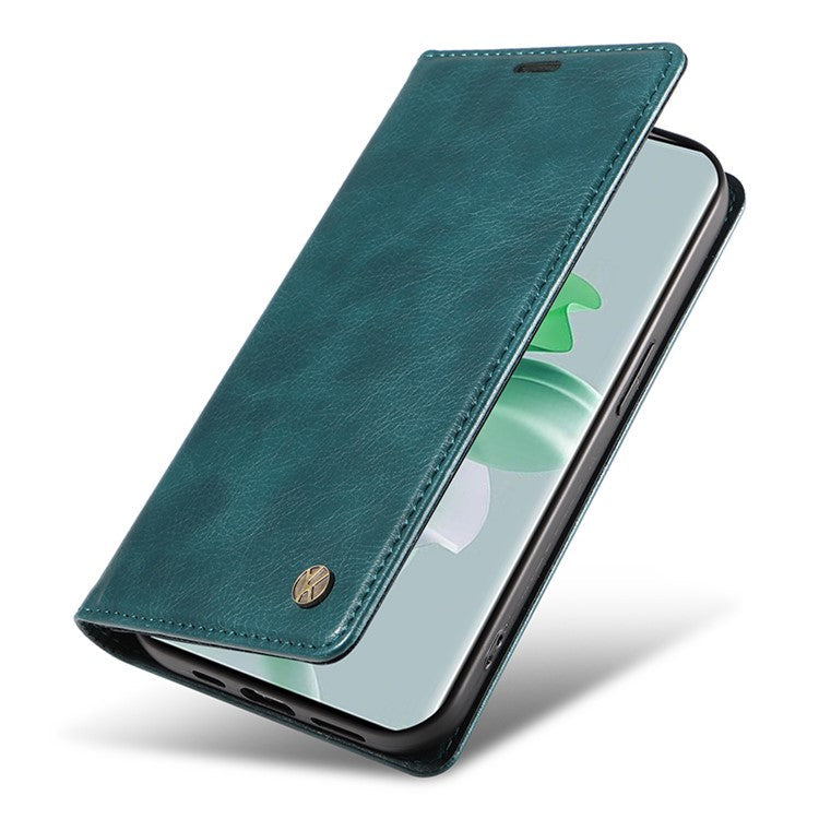YIKATU YK-006 For Oppo Reno11 5G (Global) Cell Phone Case Litchi Texture PU Leather Stand Wallet Cover - Blue