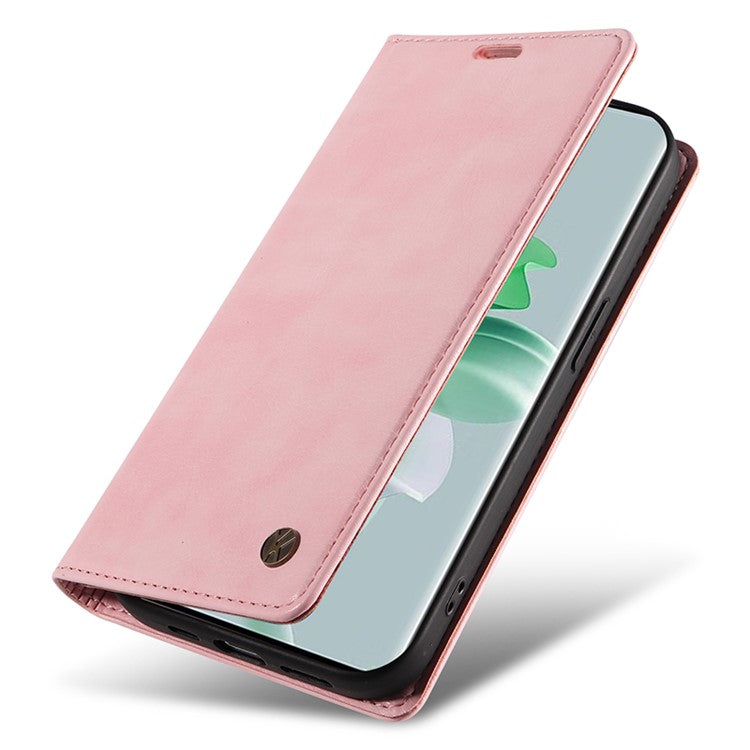 YIKATU YK-006 For Oppo Reno11 5G (Global) Cell Phone Case Litchi Texture PU Leather Stand Wallet Cover - Pink