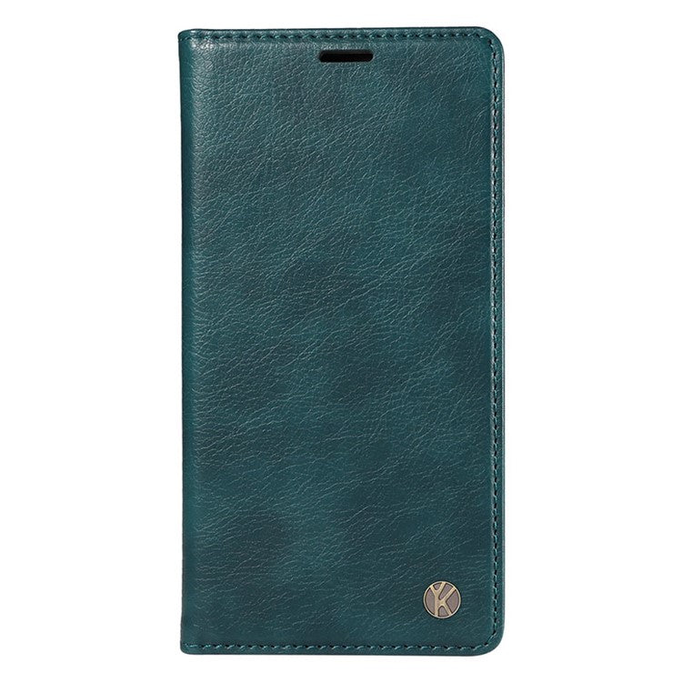 YIKATU YK-006 For Oppo Reno11 Pro 5G (Global) Case Magnetic Auto Closing PU Leather Wallet Phone Cover - Blue
