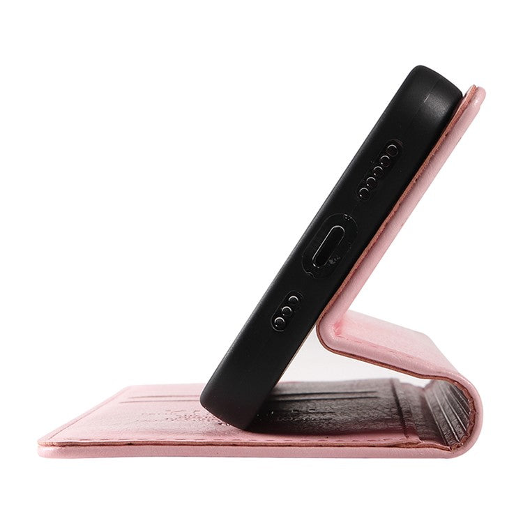 YIKATU YK-006 For Oppo Reno11 Pro 5G (Global) Case Magnetic Auto Closing PU Leather Wallet Phone Cover - Pink
