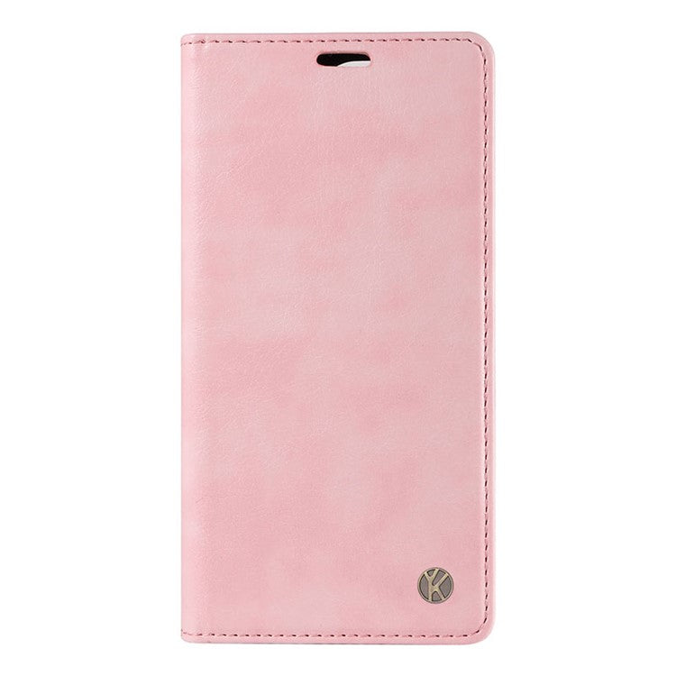 YIKATU YK-006 For Oppo Reno11 Pro 5G (Global) Case Magnetic Auto Closing PU Leather Wallet Phone Cover - Pink