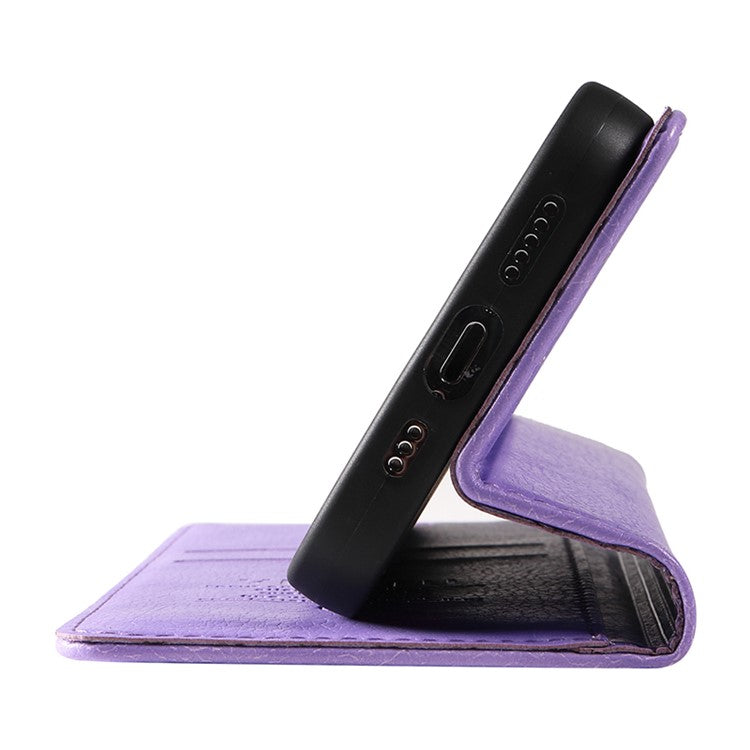 YIKATU YK-006 For Oppo Reno11 Pro 5G (Global) Case Magnetic Auto Closing PU Leather Wallet Phone Cover - Purple