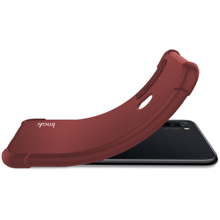 IMAK For OnePlus 12 5G Matte TPU Case Phone Cover Drop-proof Protection - Red