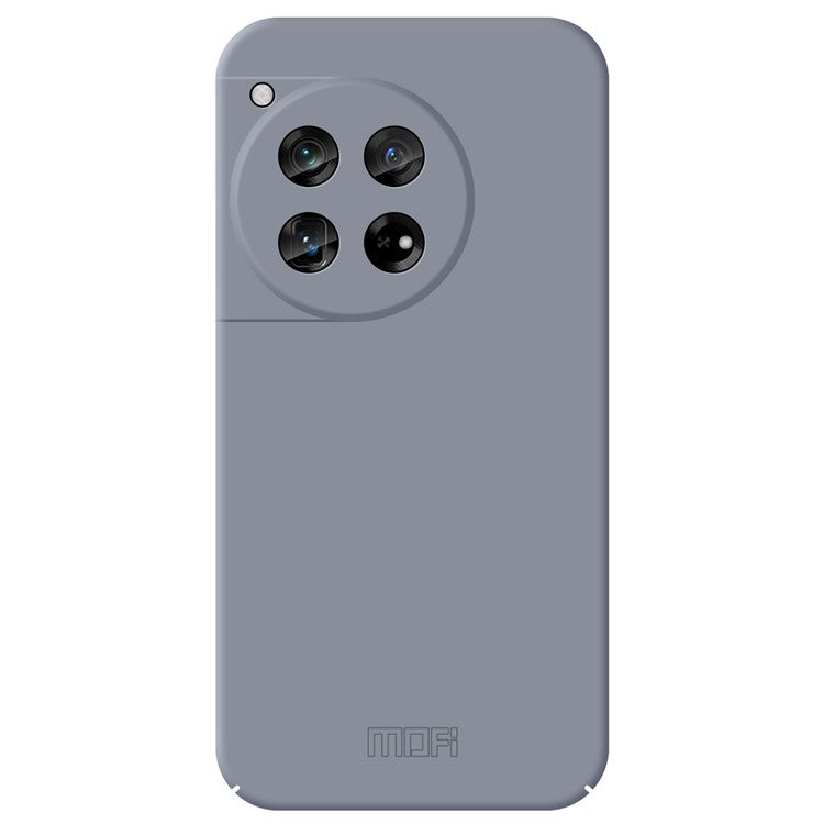 MOFI JK Qin Series For OnePlus 12 5G Case Matte Scratch-proof TPU+Acrylic Phone Back Shell - Grey