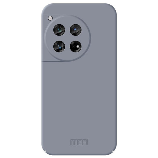 MOFI JK Qin Series For OnePlus 12 5G Case Matte Scratch-proof TPU+Acrylic Phone Back Shell - Grey