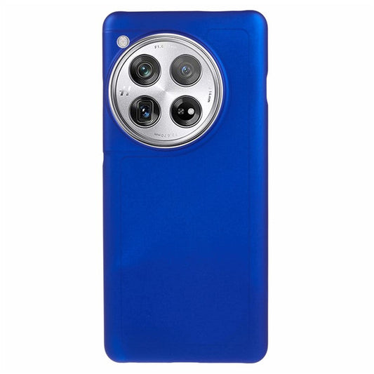 For OnePlus 12 5G Hard PC Case Anti-fingerprint Rubberized Phone Shell - Blue