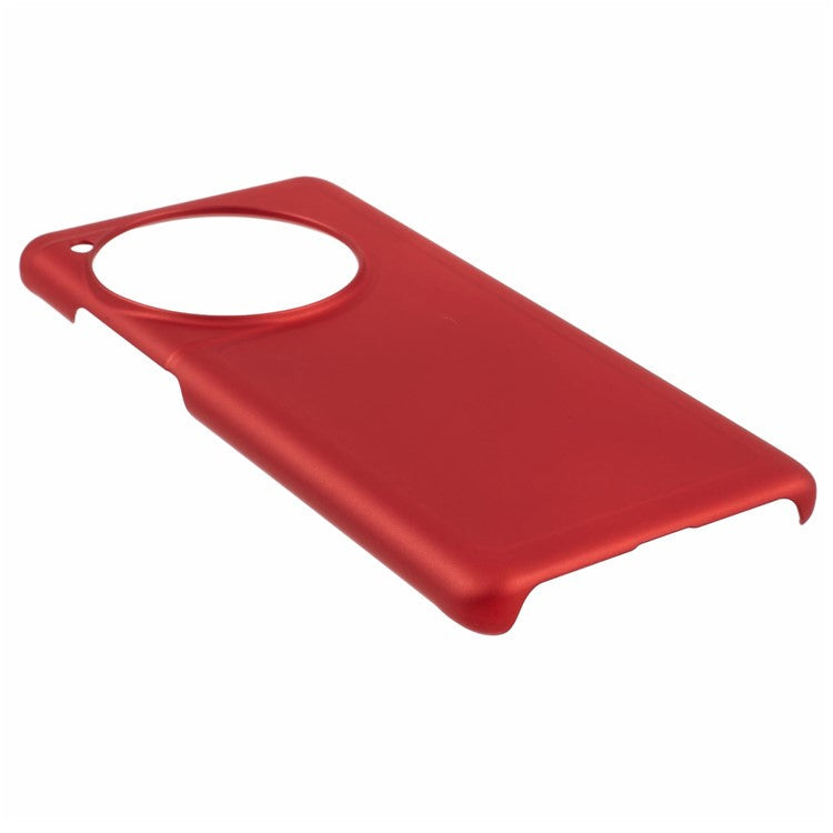 For OnePlus 12 5G Hard PC Case Anti-fingerprint Rubberized Phone Shell - Red