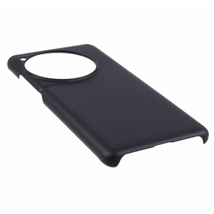 For OnePlus 12 5G Hard PC Case Anti-fingerprint Rubberized Phone Shell - Black