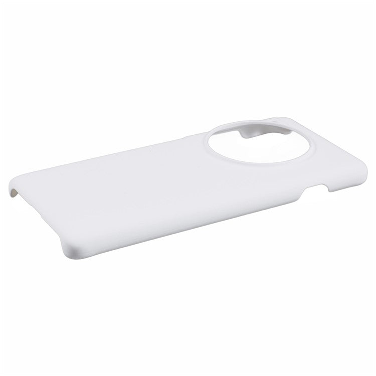 For OnePlus 12 5G Hard PC Case Anti-fingerprint Rubberized Phone Shell - White